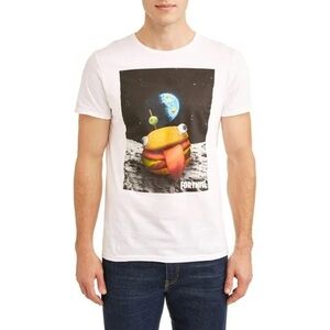 Fortnite Men's "Burger Space" Short Sleeve Graphic T-Shirt Size XL